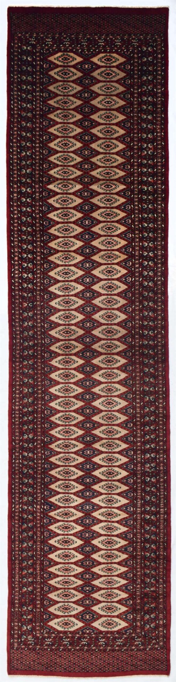 Vintage Runner Rug SBR003 - Geometric Design - 3x12.6 - Image 3