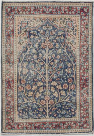 Vintage Kirman Rug SBR012 - Tree of Life Design - 1.11x2.9