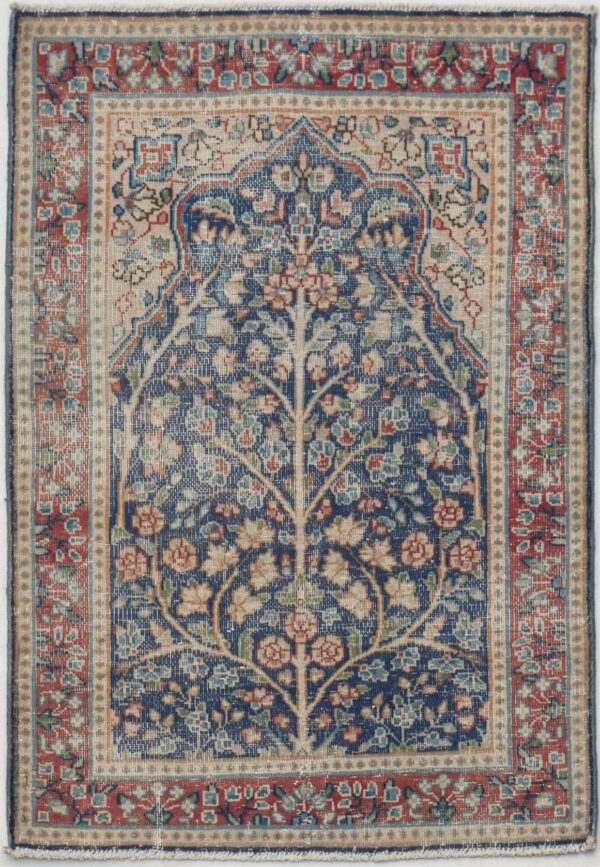 Vintage Kirman Rug SBR012 - Tree of Life Design - 1.11x2.9