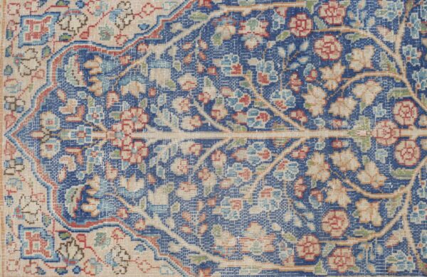 Vintage Kirman Rug SBR012 - Tree of Life Design - 1.11x2.9 - Image 6