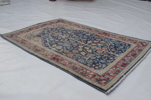 Vintage Kirman Rug SBR012 - Tree of Life Design - 1.11x2.9 - Image 10