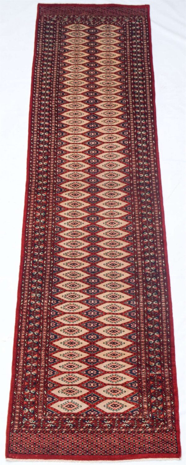 Vintage Runner Rug SBR003 - Geometric Design - 3x12.6 - Image 6