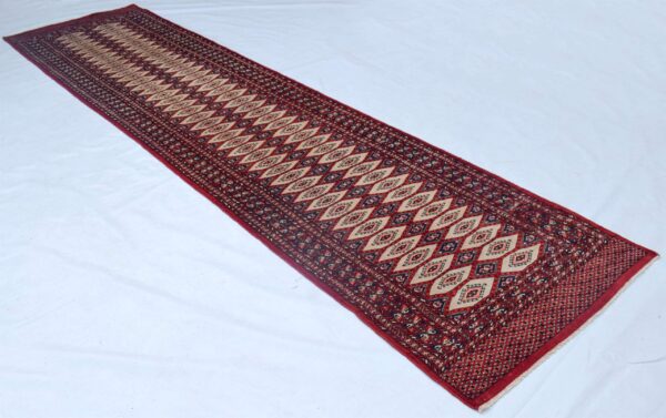 Vintage Runner Rug SBR003 - Geometric Design - 3x12.6 - Image 7