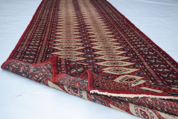 Vintage Runner Rug SBR003 - Geometric Design - 3x12.6 - Image 12