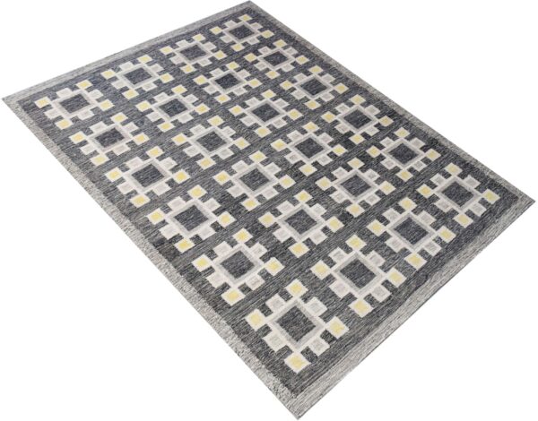 Modern Scandinavian Rug SBR014 - Geometric Squares - 8x9.10 - Image 3