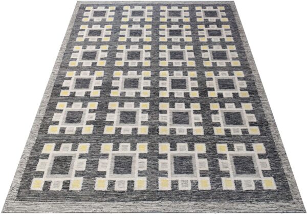 Modern Scandinavian Rug SBR014 - Geometric Squares - 8x9.10 - Image 4