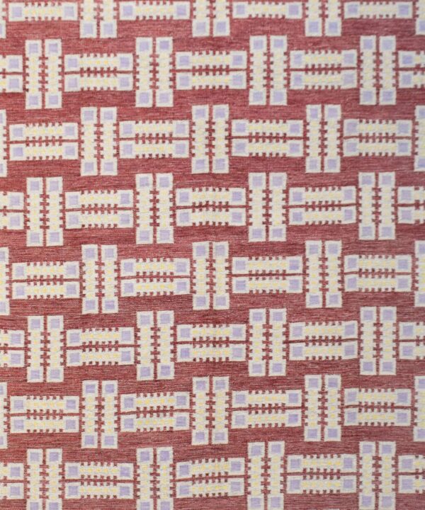 Modern Scandinavian Rug SBR018 - Interlocking Geometric Design - 9.5x11.10 - Image 5